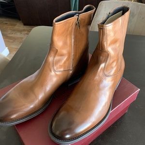 To Boot New York Harrison side zip leather boot